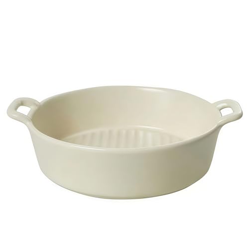 Jaamyears Auflaufform für Ofen, 650 ml, runde Lasagneform, ofenfest, Keramik-Backblech Jaamyears Auflaufform für Ofen, 650 ml, runde Lasagneform, ofenfest, Keramik-Backblech von Jaamyears