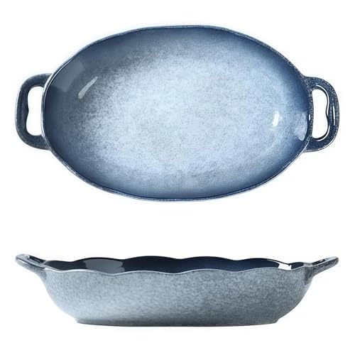 Jaamyears Auflaufform für Ofen, 800 ml, runde Lasagneform, ofenfest, Keramik-Backblech Jaamyears Auflaufform für Ofen, 800 ml, runde Lasagneform, ofenfest, Keramik-Backblech von Jaamyears