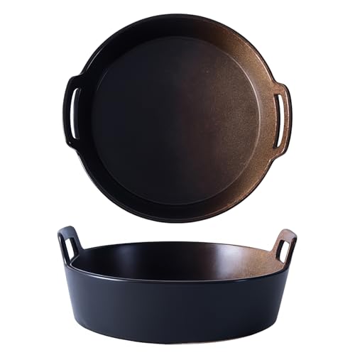 Jaamyears Auflaufform für Ofen, 900 ml, runde Lasagneform, ofenfest, Keramik-Backblech Jaamyears Auflaufform für Ofen, 900 ml, runde Lasagneform, ofenfest, Keramik-Backblech von Jaamyears