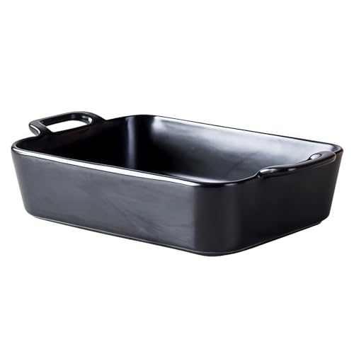 Jaamyears Auflaufform für Ofen, rechteckig, 800 ml, Lasagneform, ofenfest, Keramik-Backblech von Jaamyears