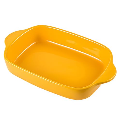 Jaamyears Auflaufform für Ofen, rechteckig, Lasagneform, ofenfest, Keramik-Backblech für Auflaufform, 650 ml Jaamyears Auflaufform für Ofen, rechteckig, Lasagneform, ofenfest, Keramik-Backblech für Auflaufform, 650 ml von Jaamyears
