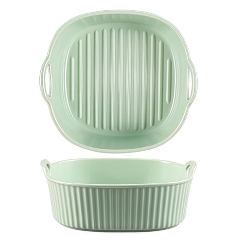 Jaamyears Auflaufform für Ofen, rechteckig, Lasagneform, ofenfest, Keramik-Backblech für Auflaufform, 650 ml von Jaamyears