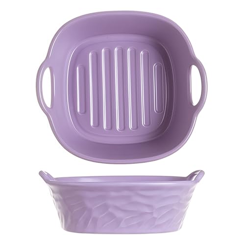 Jaamyears Auflaufform für Ofen, rechteckig, Lasagneform, ofenfest, Keramik-Backblech von Jaamyears