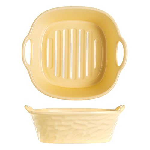 Jaamyears Auflaufform für Ofen, rechteckig, Lasagneform, ofenfest, Keramik-Backblech von Jaamyears