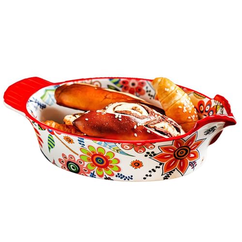 Jaamyears Auflaufform für den Ofen, 1000 ml Lasagneform, ofenfest, Keramik-Backblech von Jaamyears