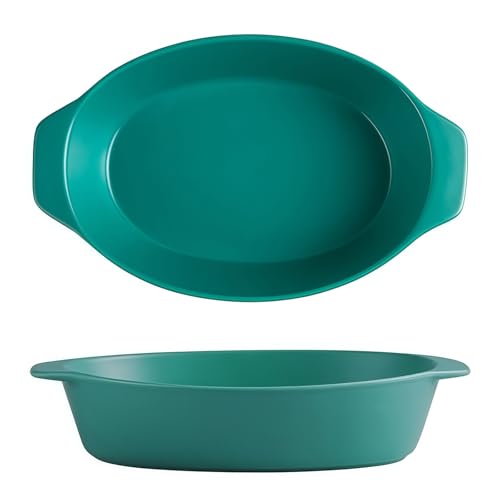 Jaamyears Auflaufform für den Ofen, 750 ml Lasagneform, ofenfest, ovale Keramik-Auflaufform, Keramik-Backblech Jaamyears Auflaufform für den Ofen, 750 ml Lasagneform, ofenfest, ovale Keramik-Auflaufform, Keramik-Backblech von Jaamyears