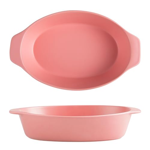 Jaamyears Auflaufform für den Ofen, 750 ml Lasagneform, ofenfest, ovale Keramik-Auflaufform, Keramik-Backblech von Jaamyears