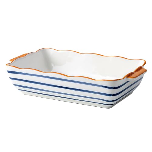 Jaamyears Auflaufform für den Ofen, rechteckig, Lasagneform, ofenfest, Keramik-Backblech, Keramikschalen für Auflaufform, 800 ml Jaamyears Auflaufform für den Ofen, rechteckig, Lasagneform, ofenfest, Keramik-Backblech, Keramikschalen für Auflaufform, 800 ml von Jaamyears