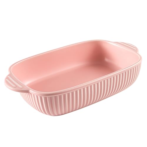 Jaamyears Auflaufform für den Ofen, rechteckig, Lasagneform, ofenfest, Keramik-Backblech für Auflaufform, 800 ml von Jaamyears