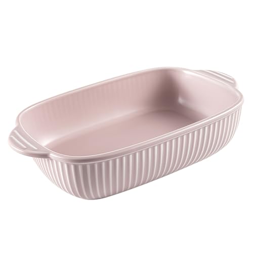Jaamyears Auflaufform für den Ofen, rechteckig, Lasagneform, ofenfest, Keramik-Backblech für Auflaufform, 800 ml von Jaamyears