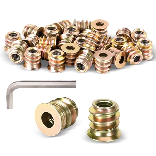 30 Stück Einschraubmutter M4 × 10,Gewindeeinsatz Holz,Verzinkt Rampamuffe,mit Passendem Inbusschlüssel,Metallteil,Farbe Zink,Korrosionsbeständig,zur Reparatur Eigener Möbel, für Holzmöbelreparaturen 30 Stück Einschraubmutter M4 × 10,Gewindeeinsatz Holz,Verzinkt Rampamuffe,mit Passendem Inbusschlüssel,Metallteil,Farbe Zink,Korrosionsbeständig,zur Reparatur Eigener Möbel, für Holzmöbelreparaturen von Jaarssho