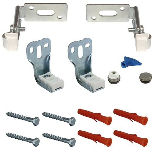 Jabema 2x Heizkörperbefestigung mit seitlichen Laschen und 1x 1/2 Zoll Stopfenset, Wandkonsole Heizkörperkonsole, Heizkörper Halterung Befestigung Aufhängung Konsole Jabema 2x Heizkörperbefestigung mit seitlichen Laschen und 1x 1/2 Zoll Stopfenset, Wandkonsole Heizkörperkonsole, Heizkörper Halterung Befestigung Aufhängung Konsole von Jabema