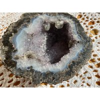 Amethyst-Druse Aus Mineraliensammlung von Jabenkovint