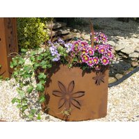 Jabo-Design Edelrost-Dekotasche "3D-Blumen" Ta02_Klein Pflanztasche Rostdeko Gartendeko Rostobjekt Rostlaterne Stern Corten Optik Jabo-Design Edelrost-Dekotasche "3D-Blumen" Ta02_Klein Pflanztasche Rostdeko Gartendeko Rostobjekt Rostlaterne Stern Corten Optik von JaboDesignBroch
