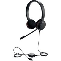 Jabra Evolve 20 Computer On Ear Headset kabelgebunden Stereo Schwarz Mikrofon-Rauschunterdrückung H von Jabra