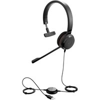Jabra Evolve 20SE Computer On Ear Headset kabelgebunden Mono Schwarz Mikrofon-Rauschunterdrückung H von Jabra