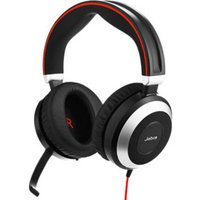 Jabra Evolve 80 MS Telefon On Ear Headset kabelgebunden Stereo Schwarz Mikrofon-Rauschunterdrückung von Jabra