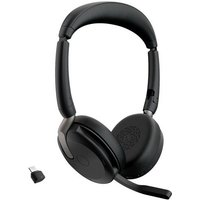 Jabra Evolve2 65 Flex Link380c MS Computer On Ear Headset Bluetooth® Stereo Schwarz Noise Cancellin von Jabra