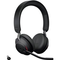 Jabra Evolve2 65 MS Telefon On Ear Headset Bluetooth® Stereo Schwarz Lautstärkeregelung, Batteriel von Jabra