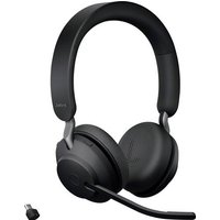 Jabra Evolve2 65 UC Telefon On Ear Headset Bluetooth® Stereo Schwarz Lautstärkeregelung, Batteriel von Jabra