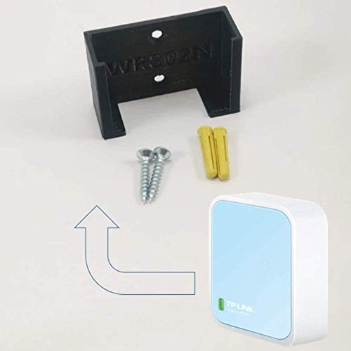 Tp Link Wr802N Wandhalterung für Nano Wifi Router (schwarz) von 3D Cabin