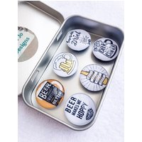 Set Mit Sechs Bierglas-Magneten | Bier Magnete Liebhaber Geschenk Mitarbeiter Arbeit Geschenkbörse Man Höhle Kühlschrankmagnete Weihnachtsgeschenk von JacJoDesigns