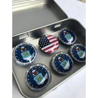 Set Mit Sechs Glasluftwaffe Magneten | Kühlschrankmagnete Veteran Geschenk Weihnachtsgeschenk Abteilung Der Luftwaffe Usa Militär Set Mit Sechs Glasluftwaffe Magneten | Kühlschrankmagnete Veteran Geschenk Weihnachtsgeschenk Abteilung Der Luftwaffe Usa Militär von JacJoDesigns