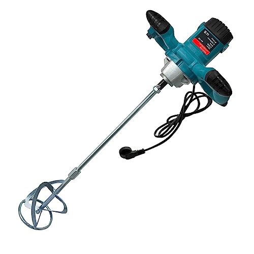 Jacgood 2100W Rührgerät Rührwerk Mischer, 6-Gang-Getriebe Mörtelrührer Zum Mischen von Beton, Mehl, Futtermitteln, Lack, Klebstoff und Zementmisch. von Jacgood