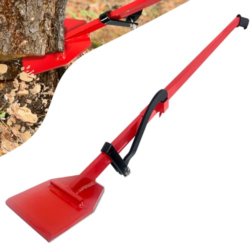 Jacgood Schwerlast Fällheber Wendehilfe Fällhilfe, 130cm Stammheber mit Wendehaken und Ergonomischer Rutschfester Handgriff Belastung(max 500kg) von Jacgood