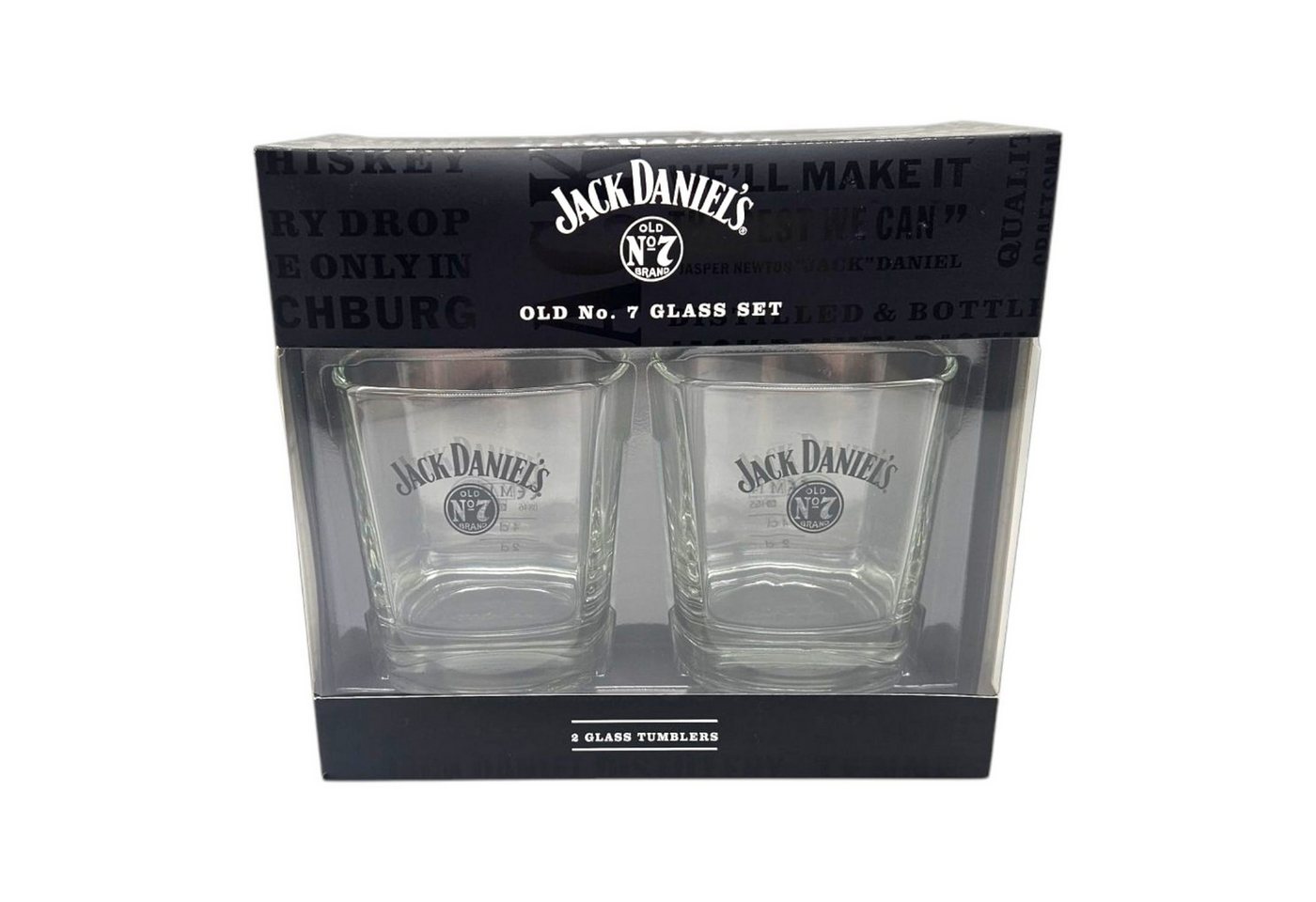 Jack Daniels Whiskyglas Jack Daniels 2er Set TRUMBLERS 2 und 4cl geeicht Jack Daniels Whiskyglas Jack Daniels 2er Set TRUMBLERS 2 und 4cl geeicht von Jack Daniels