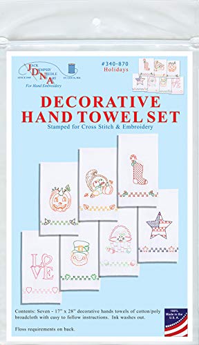 Holiday Towel Collection Handtuch-Kollektion, 43 x 71 cm von Jack Dempsey Needle Art