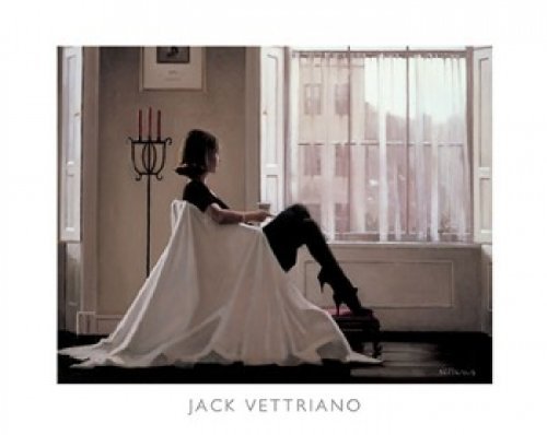 Jack Vettriano – In Gedanken bei dir Kunstdruck (50,17 x 40,01 cm) von Jack Vettriano