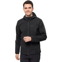 Jack Wolfskin Softshelljacke "BORNBERG HOODY M", mit Kapuze, winddicht, wasserabweisend von Jack Wolfskin