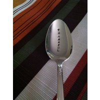 Dankbar Umgewidmet Vintage Hand Gestempelt Teelöffel Dankbar Umgewidmet Vintage Hand Gestempelt Teelöffel von JackBradyStudios