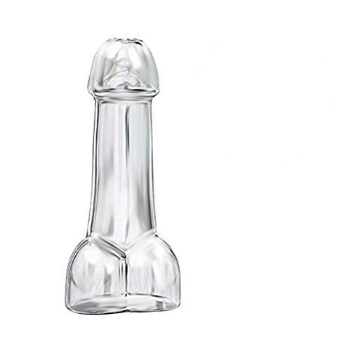 Jackallo Penis Shaped Cocktailglas Sexy Bierglas Stielform Cocktail Cup für Bachelor Bachelorette Partys von Jackallo