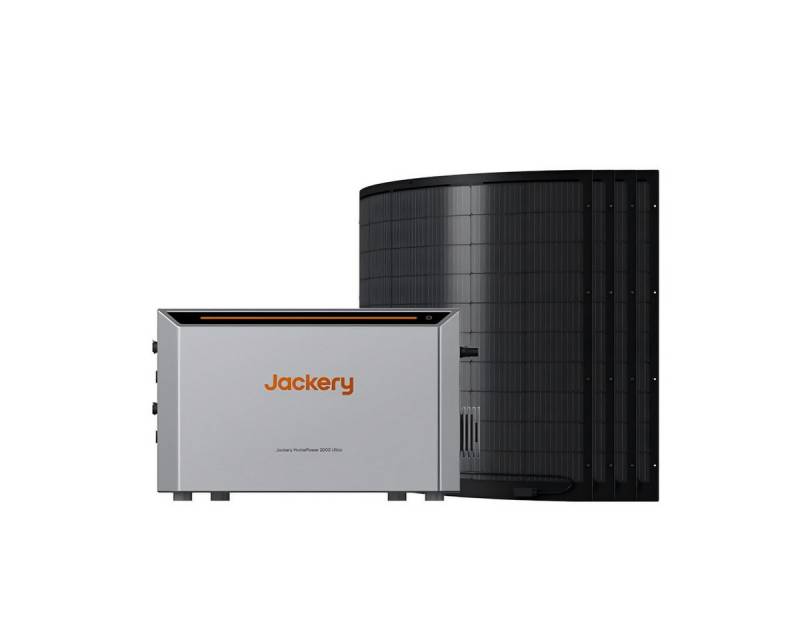Jackery Balkonkraftwerk HomePower 2000 Ultra Balkonkraftwerk mit Speicher, 2048Wh LiFePO4 Akku, Mit 800W Flexible Solarpanel Set Dual MPPT Jackery Balkonkraftwerk HomePower 2000 Ultra Balkonkraftwerk mit Speicher, 2048Wh LiFePO4 Akku, Mit 800W Flexible Solarpanel Set Dual MPPT von Jackery