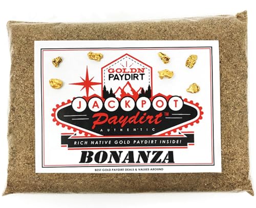 Jackpot Gold Pay Dirt Bonanza Panning PayDirt Bag - Gold Prospecting Konzentrat 2021 von Jackpot Paydirt