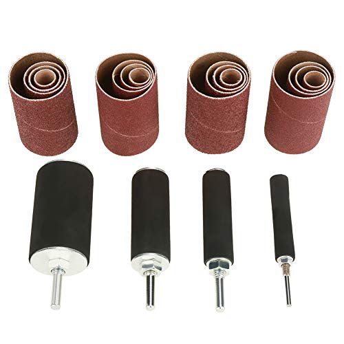 Schleiftrommel-Kit, 20-tlg. Spindel-Schleiftrommel-Schleifwerkzeug-Set mit Etui für Bohrmaschinen-Schleifset von SilkTem