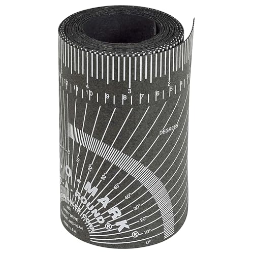 Jackson Safety CURV-O-MARK Wrap-A-Round Schweiß-/Rohrleitungs-Layout-Lineal – groß, schwarz – 176b, J1859 von JACKSON SAFETY