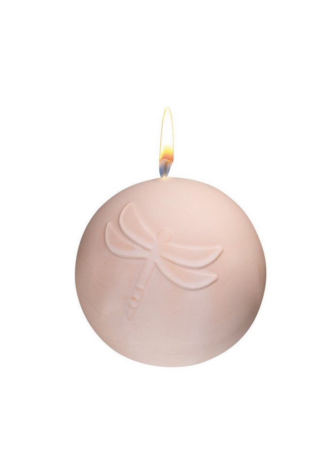 Jacob Flügel GmbH Kerzenmanufaktur Kugelkerze Kugelkerze "Libelle" Apricot Ø 100 mm von Jacob Flügel GmbH Kerzenmanufaktur