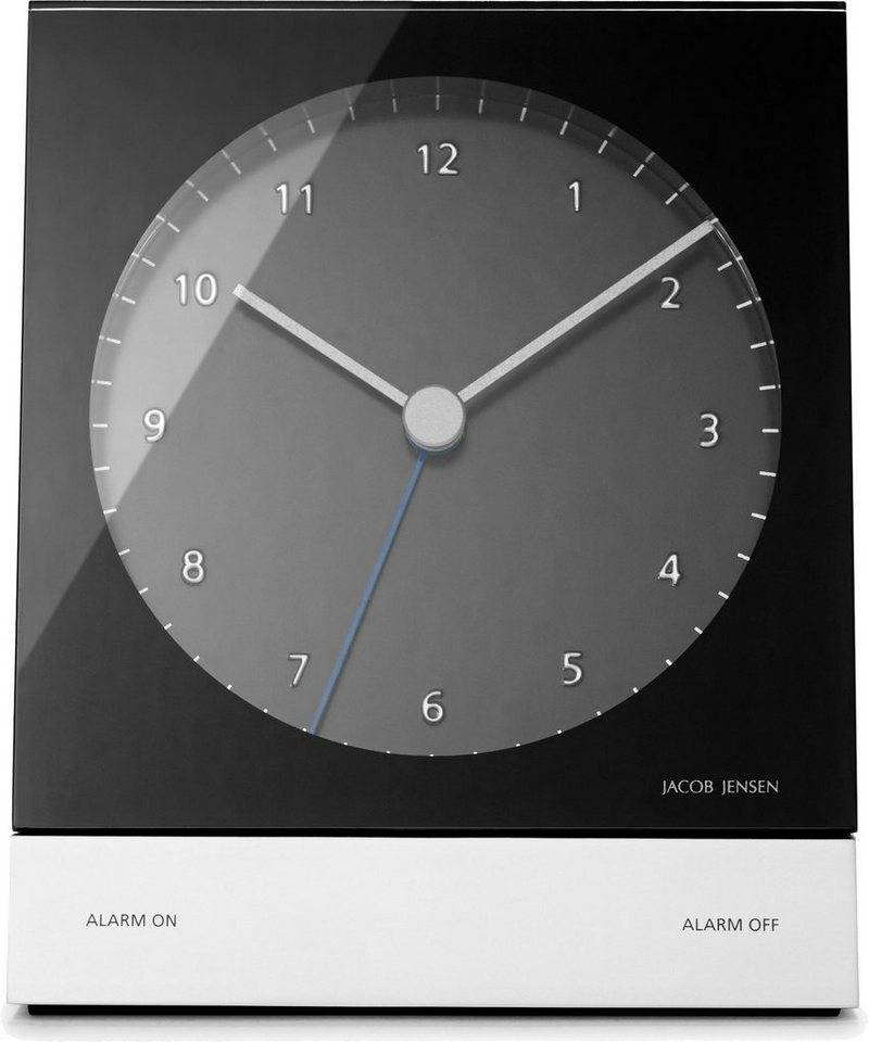 Jacob Jensen Funkwecker Jacob Jensesn Alarm Clock Analog Funk black 351 von Jacob Jensen