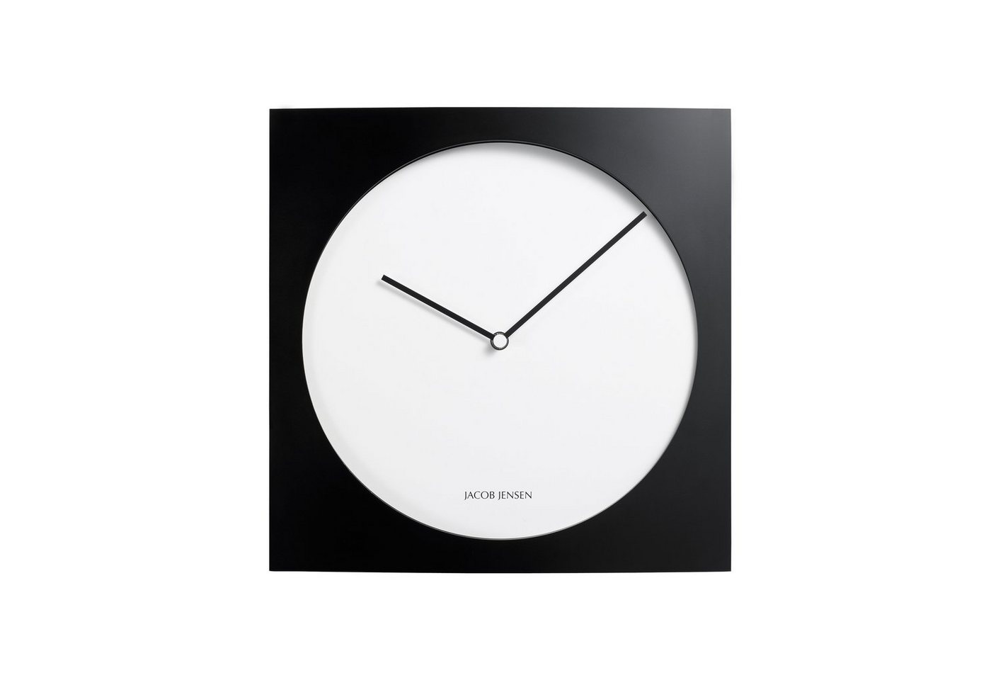 Jacob Jensen Wanduhr quadratisches Design 35x35cm 318 Uhrwerk leise von Jacob Jensen