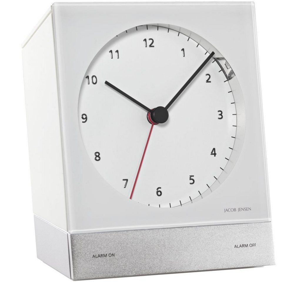 Jacob Jensen Wecker JACOB JENSEN Quarz Wecker 351 weiß 10 x 13 cm Alarm Snooze LED Licht Jacob Jensen Wecker JACOB JENSEN Quarz Wecker 351 weiß 10 x 13 cm Alarm Snooze LED Licht von Jacob Jensen