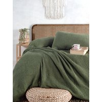 Waffel Decke Aus Bio-Baumwolle Weicher Überwurf Für Das Kingsize-Bett Waffel Decke Aus Bio-Baumwolle Weicher Überwurf Für Das Kingsize-Bett von Jacqarm