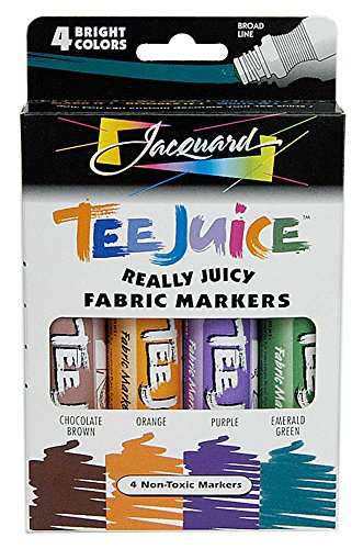 Brights Tee-Juice Fabric Markers 4/Pkg PENBXO-2 von Jacquard