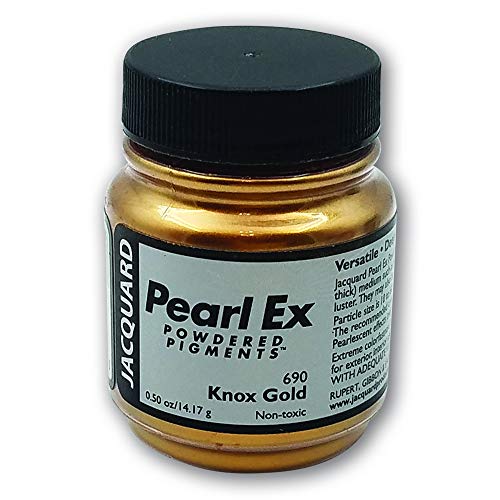 Jacquard Pearl Ex Knox Goldpulverpigmente 0,5 oz/14 g von Jacquard