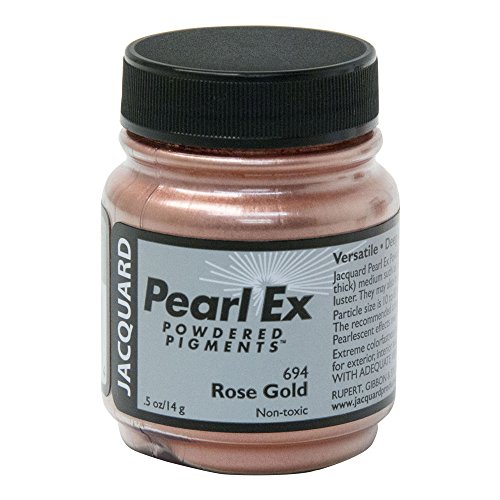 Jacquard Pearl Ex Roségold-Pulverpigmente 0,5 oz/14 g von Jacquard