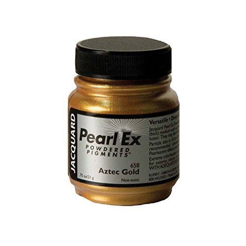 Jacquard Pearl Ex Powdered Pigment .75oz-Aztec Gold von Jacquard