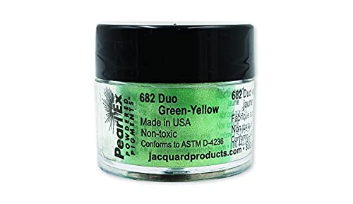 Jacquard Pearl Ex Powdered Pigment 3g-Duo Green Yellow von Jacquard