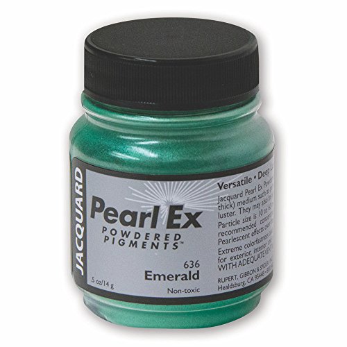 Jacquard Pearl Ex Smaragd Pulverpigmente 0,5 oz/14 g von Jacquard